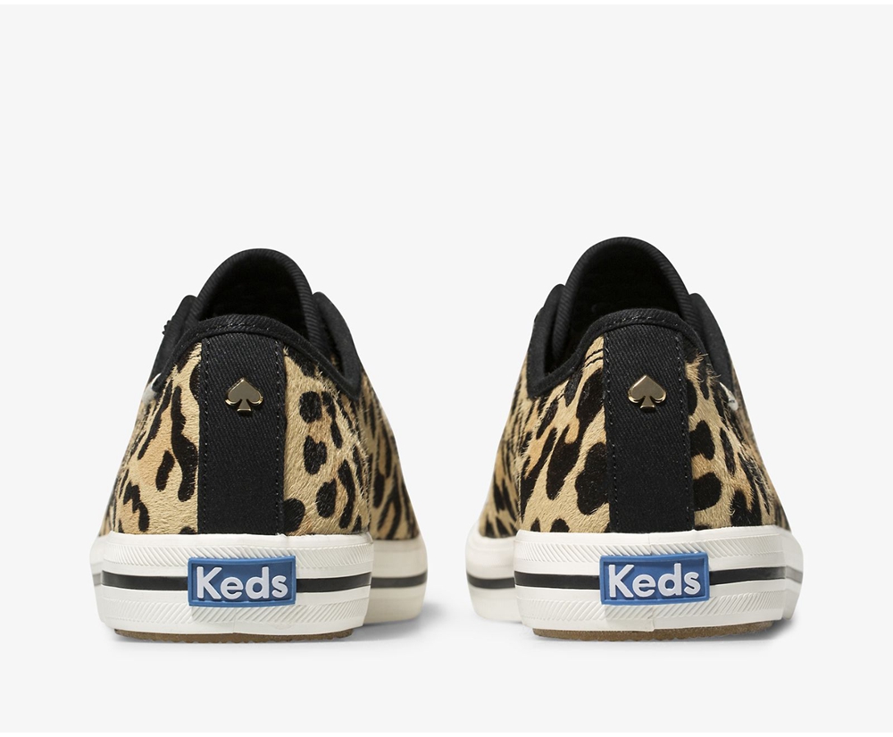 Keds Womens Sneakers Leopard - Kate Spade new york Kickstart Calf Hair - 897FLYRMG